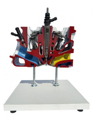 AMG cylinder head (M139) with dual injection