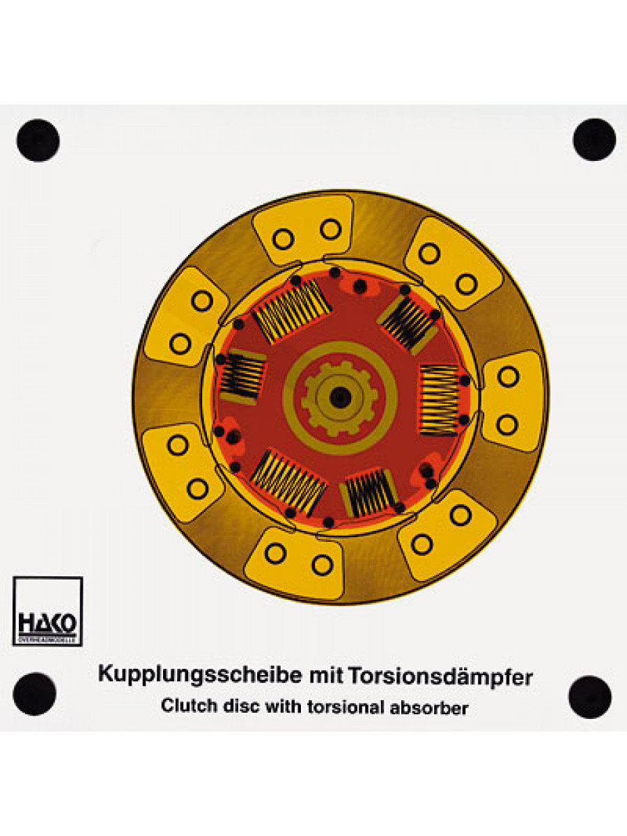 Clutch disk with torsional absorber
