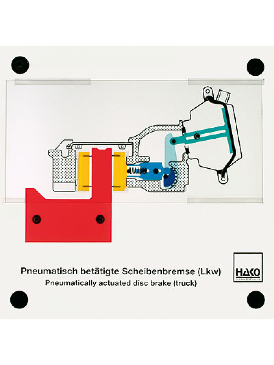 Pneumatically actuated disc brake ( truck )