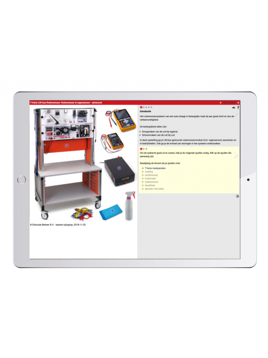 Digitale Arbeitsaufträge T-Varia Wischer LIN-Bus 