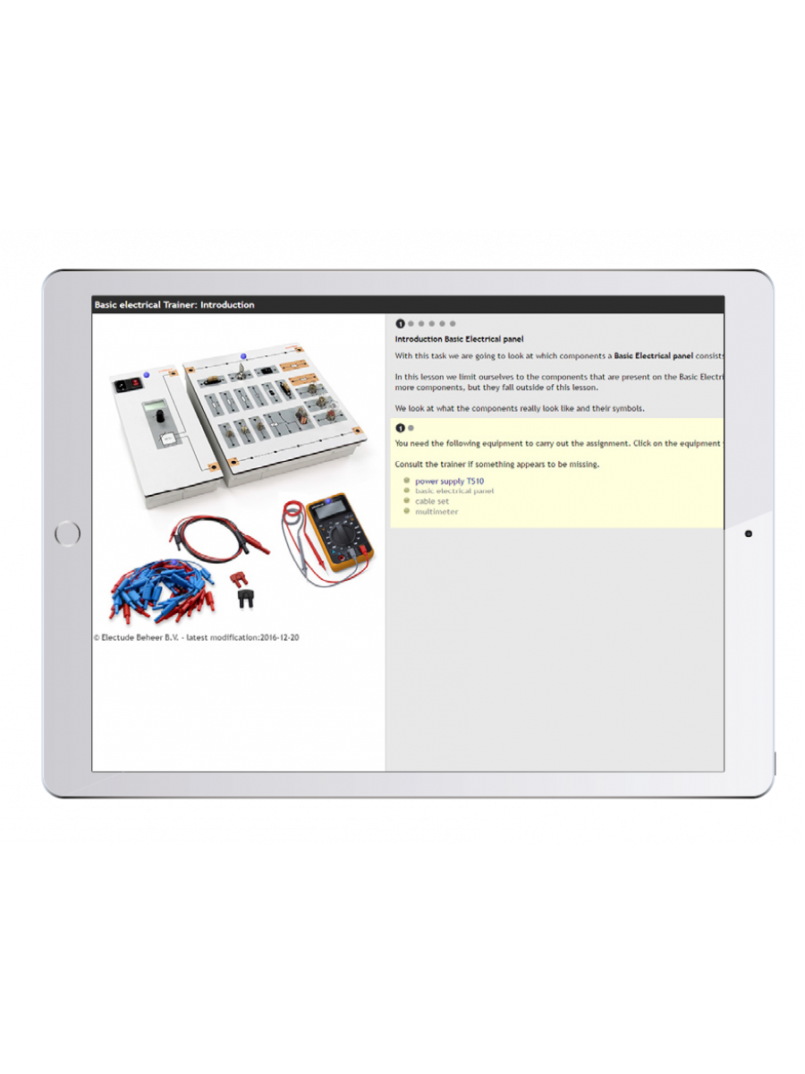 Digitale Arbeitsaufträge Kfz-Elektrik Trainer