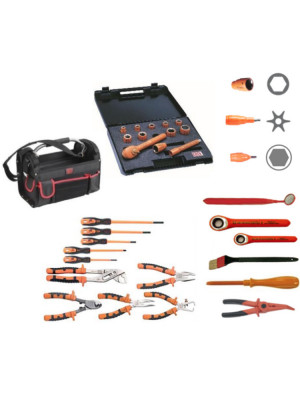 Set of insulated tools for Live Maintenance