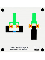 Mounting of roller bearings
