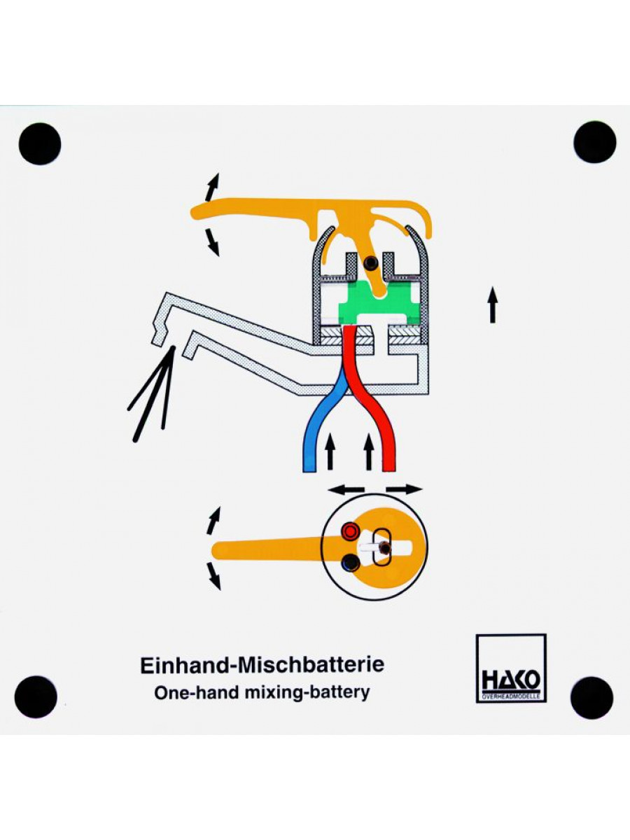 Single-handed mixing tap