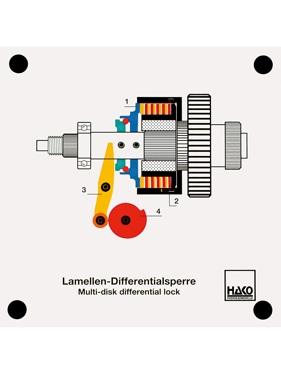 Multi-disk differential lock