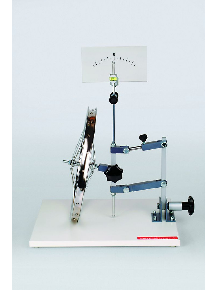 Function model: Axle geometry (castor offset, camber, toe-in and spreading)